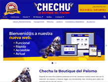 Tablet Screenshot of chechulaboutiquedelpalomo.com